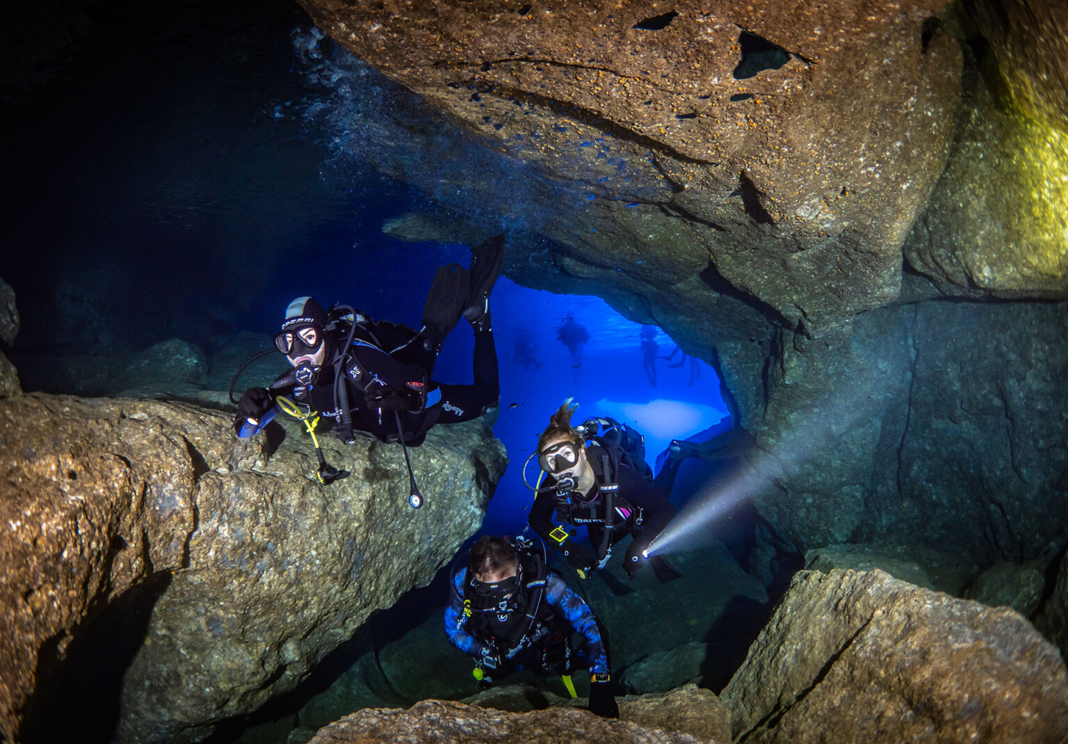 Cathedral Cave – Gozo's Underwater Cathedral | Blue Hole Diving